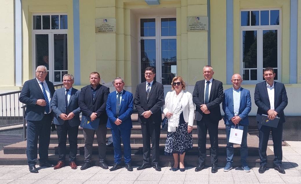 Ministar Nedić u radnoj posjeti Čapljini: Potpisani ugovori za realizaciju dva velika projekta